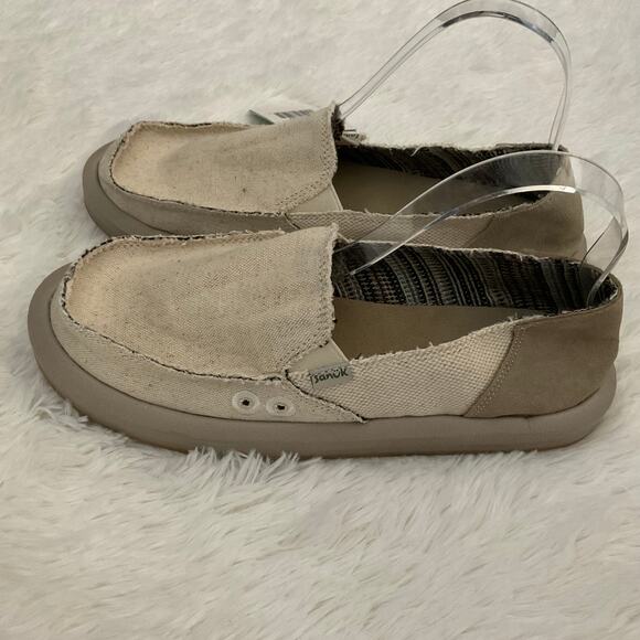 Sanuk Women’s Donna Hemp Slip on Soft Top Foam Shoes - Size 9 - NEW - Picture 5 of 8